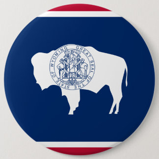 Wyoming State Flag Ronde Button 6,0 Cm
