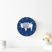 Wyoming State Flag Ronde Klok (Huis)