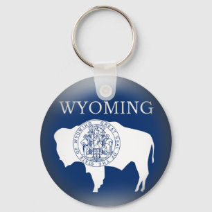 Wyoming State Flag Sleutelhanger