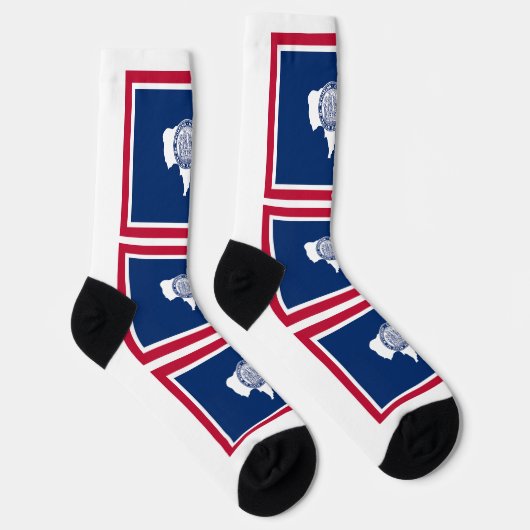 Wyoming State Flag Sokken (Rechts)