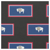 Wyoming State Flag Stof (Close Up)