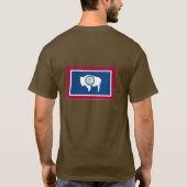 Wyoming State Flag T-shirt (Achterkant)