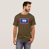 Wyoming State Flag T-shirt (Voorkant volledig)