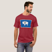 Wyoming State Flag T-Shirt (Voorkant volledig)