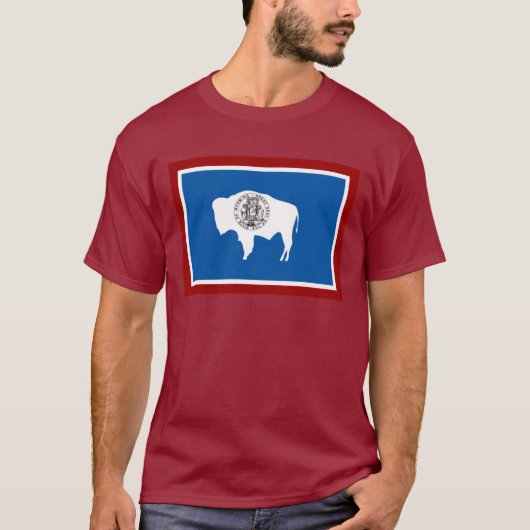 Wyoming State Flag T-Shirt (Voorkant)