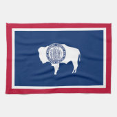 Wyoming State Flag Theedoek (Horizontaal)