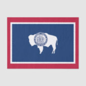 Wyoming State Flag Tissuepapier (Voorkant)