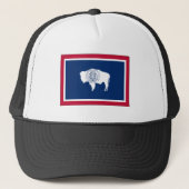 Wyoming State Flag Trucker Pet (Voorkant)