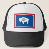 Wyoming State Flag Trucker Pet (Voorkant)