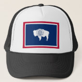 Wyoming State Flag Trucker Pet (Voorkant)