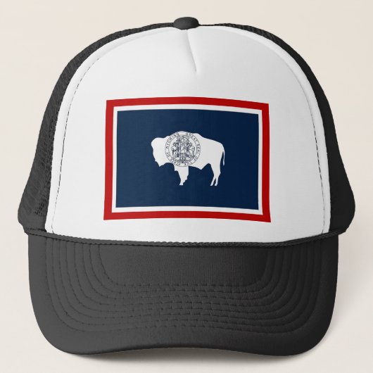Wyoming State Flag Trucker Pet (Voorkant)