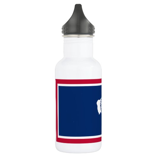 Wyoming State Flag Waterfles (Links)