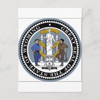Wyoming State Seal Briefkaart