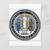 Wyoming State Seal Briefkaart (Voorkant)