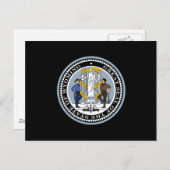 Wyoming State Seal Briefkaart (Voorkant / Achterkant)