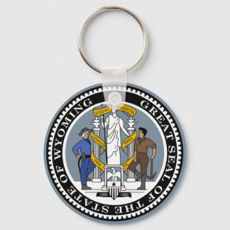 Wyoming State Seal Sleutelhanger