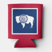 Wyoming State vlag Blikjeskoeler (Voorkant)