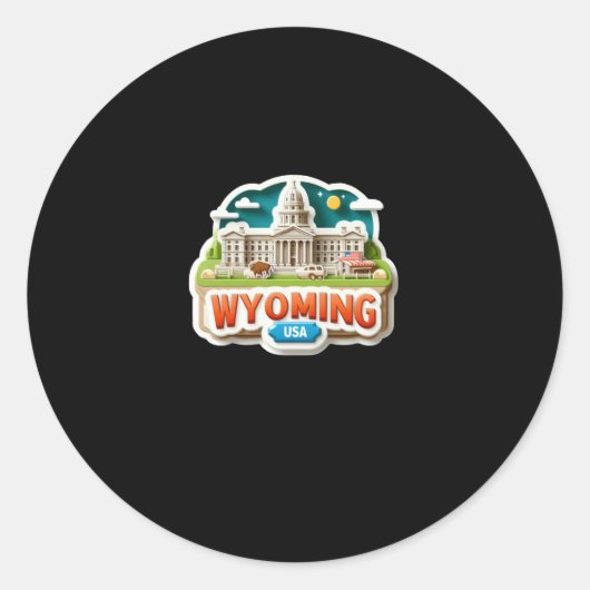 Wyoming Sticker (Voorkant)
