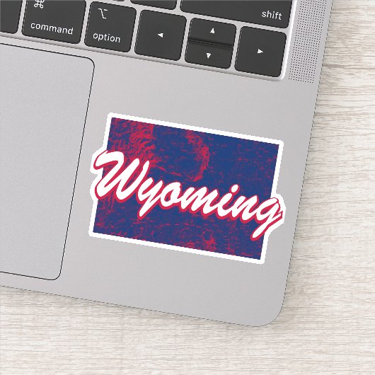 Wyoming Sticker (Detail)