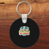 Wyoming Sticker Sleutelhanger (Voorkant)