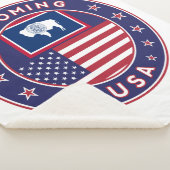 'Wyoming sticker, telefoonbehuizing, canvas tas, k Sherpa Deken (3/4)