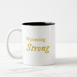 Wyoming Strong Coffee-Mok Tweekleurige Koffiemok