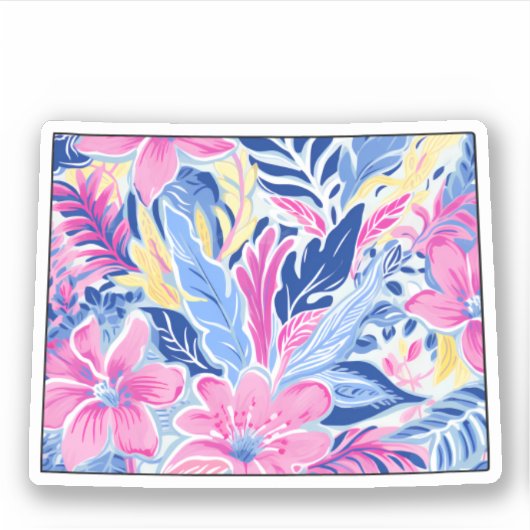 Wyoming - Summer Sticker - Lilly Inspired (Voorkant)