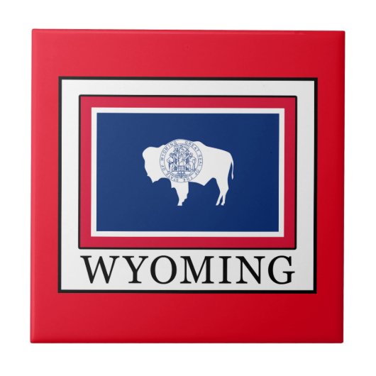 Wyoming Tegeltje (Voorkant)