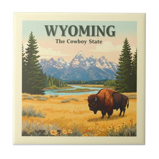  Wyoming Tegeltje (Voorkant)