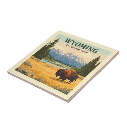  Wyoming Tegeltje (Zijkant)
