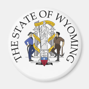 Wyoming-teken Magneet