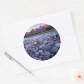 Wyoming, Teton National Park, Snake River Ronde Sticker (Envelop)