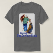 Wyoming The Cowboy State 1 T-shirt (Design voorkant)