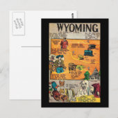Wyoming the Equality State Briefkaart (Voorkant / Achterkant)