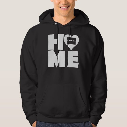 Wyoming Thuis Hart Staat T-shirts (Voorkant)