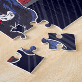 Wyoming United States Retro State Map Verenigde S Legpuzzel (Zijkant)