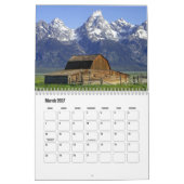 Wyoming-USA Kalender (Mar 2027)