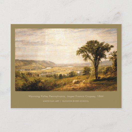 Wyoming Valley Pennsylvania American Art Painting Briefkaart (Voorkant)