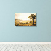 Wyoming Valley, Pennsylvania ( landschap) Canvas Afdruk (Insitu (Houten vloer))