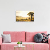 Wyoming Valley, Pennsylvania ( landschap) Canvas Afdruk (Insitu (Woonkamer))