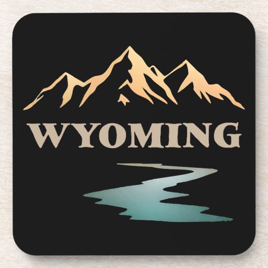 Wyoming Verenigde Staten Bier Onderzetter (Voorkant)