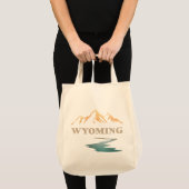 Wyoming Verenigde Staten Tote Bag (Voorkant (product))