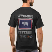 Wyoming Veteran Tshirt (Achterkant)