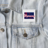 Wyoming Vierkante Button 5,1 Cm (In situ)