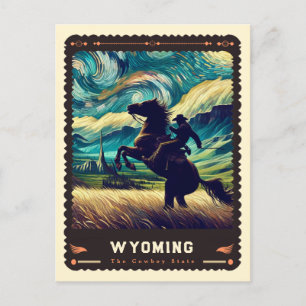 Wyoming   Vincent van Gogh geïnspireerd Briefkaart