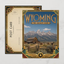 Wyoming Vintage Art Deco Gouden Tijdperk