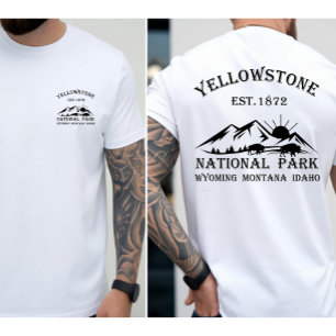 Wyoming Vintage Nationaal Park Yellowstone T-shirt