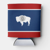 Wyoming vlag blikjeskoeler (Voorkant)