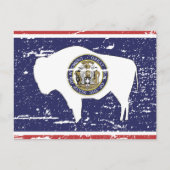  WYOMING-vlag Briefkaart (Voorkant)