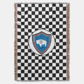 Wyoming vlag deken (Voorkant Verticaal)